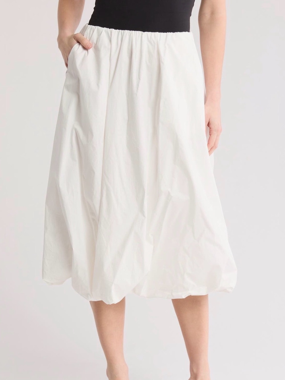 ✅NEW “Lush” Bubble Midi Skirt with Elastic Waist